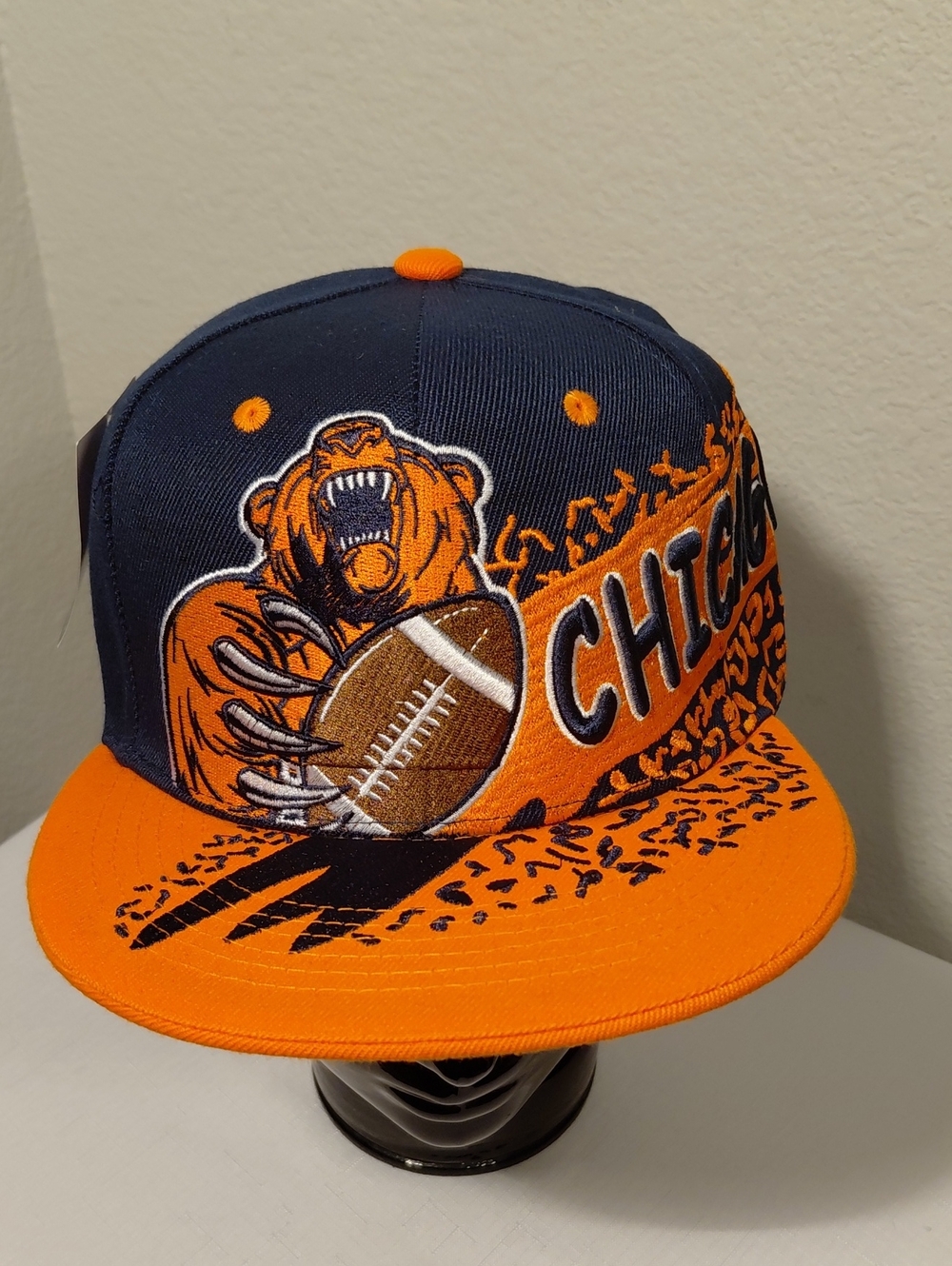 Chicago Bear Orange/Navy Snapback Hat